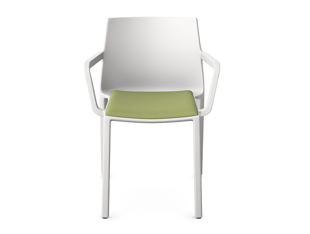 Ws.D Everett Stackable Canteen Chair with Arms and Seat Pad