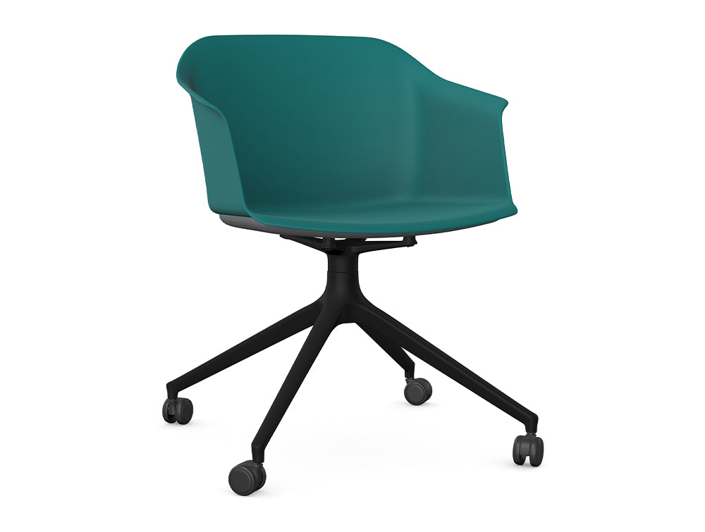 Ws.D Jupiter Chair with Pyramid Castor Base