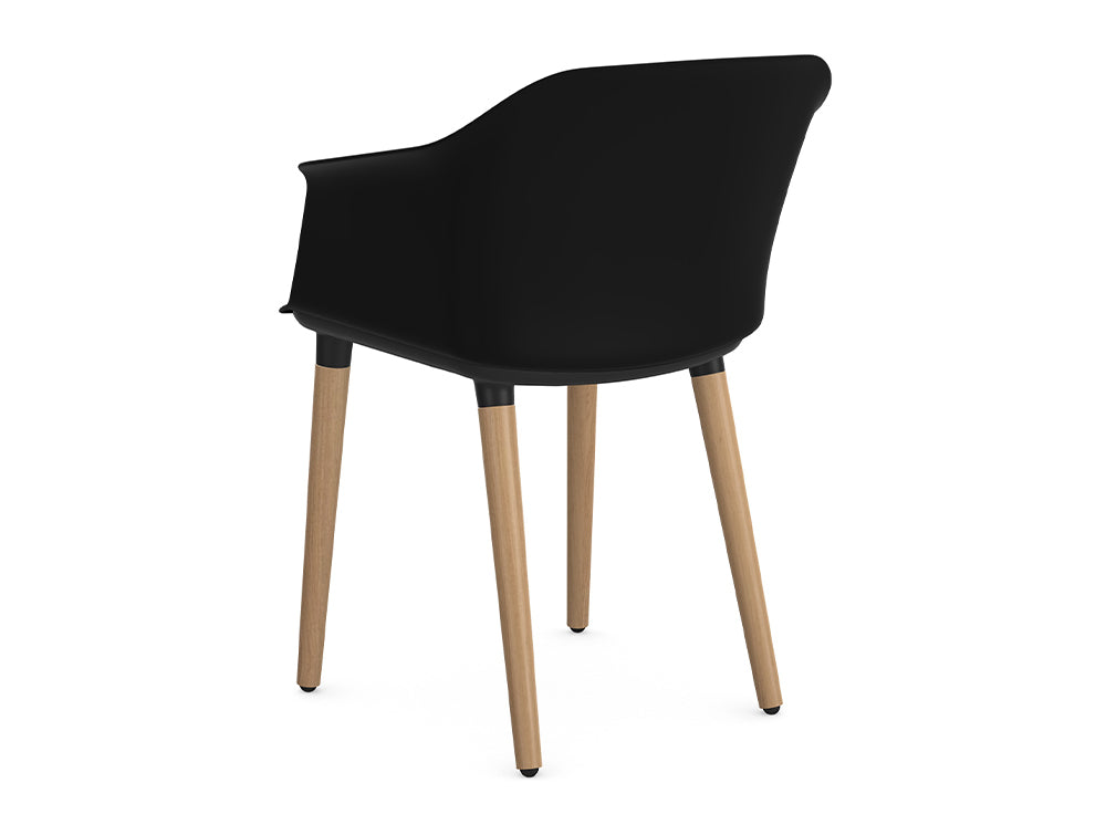 Ws.D Jupiter Chair with Wooden Legs