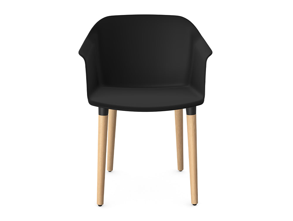 Ws.D Jupiter Chair with Wooden Legs