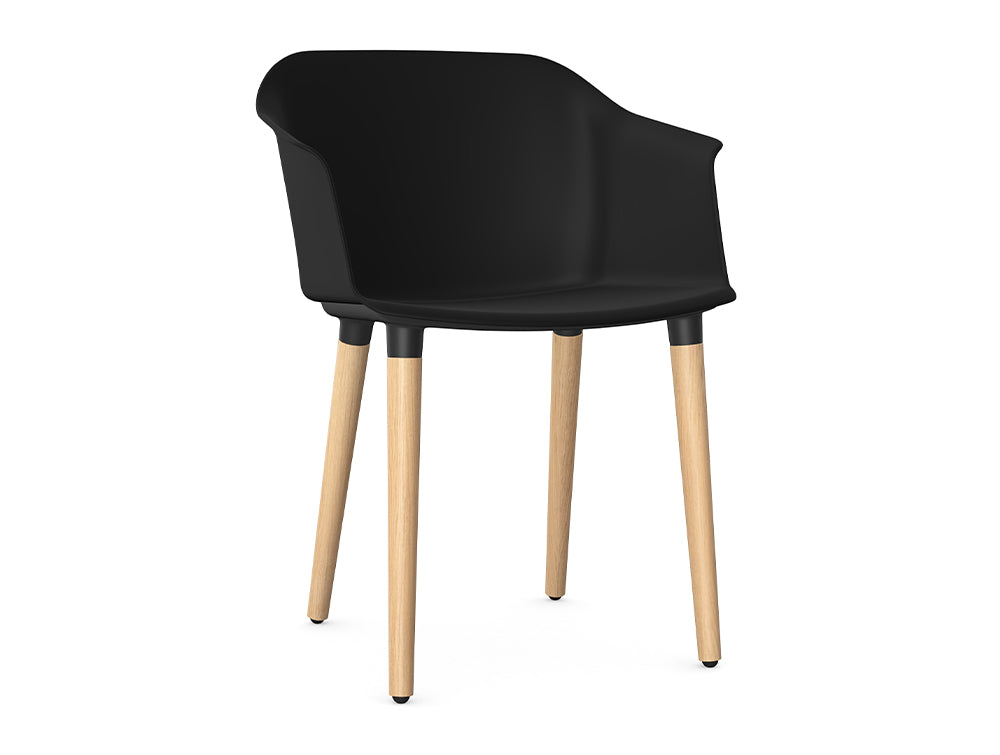 Ws.D Jupiter Chair with Wooden Legs