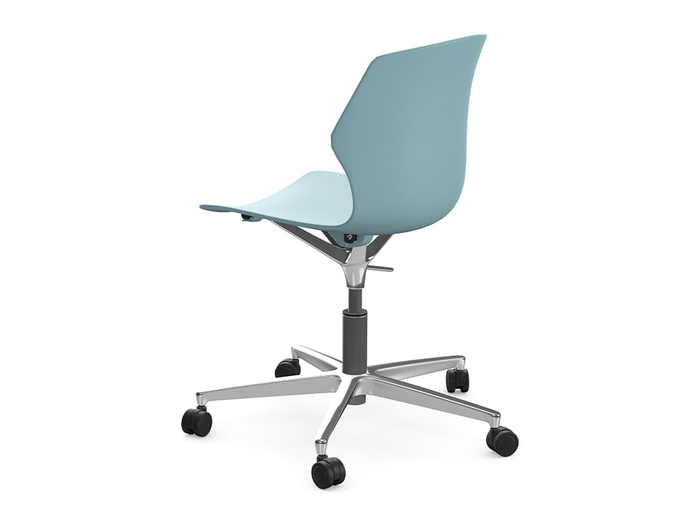 Ws.D Stark Chair with Five Star Base on Castors