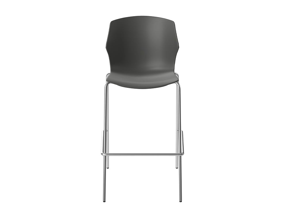 Ws.D Stark High Stool with Four Legged Base