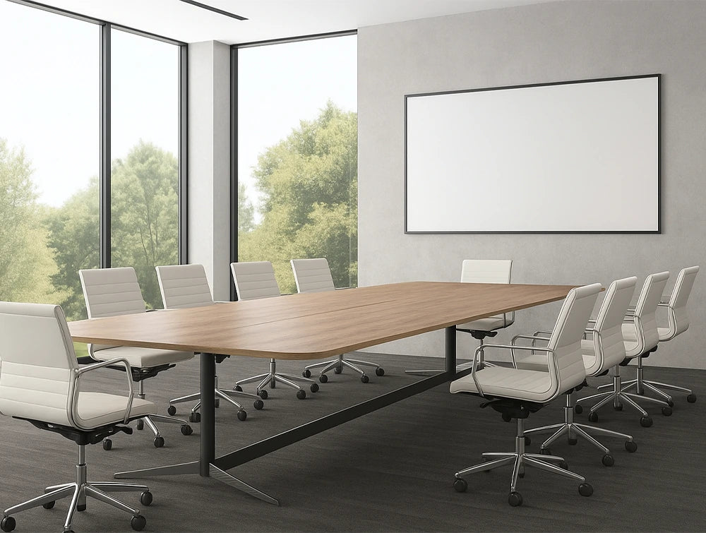 Ws.D Harmon Round Table with 4-Star Base