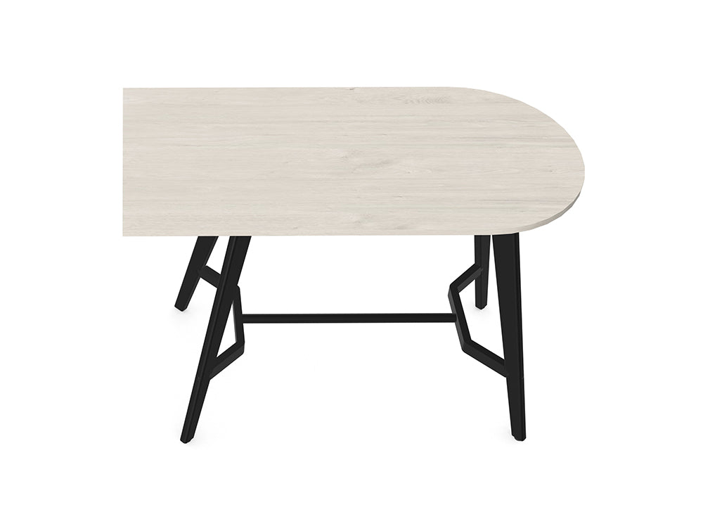 Ws.D Alega Poseur Media Table with D-End Top