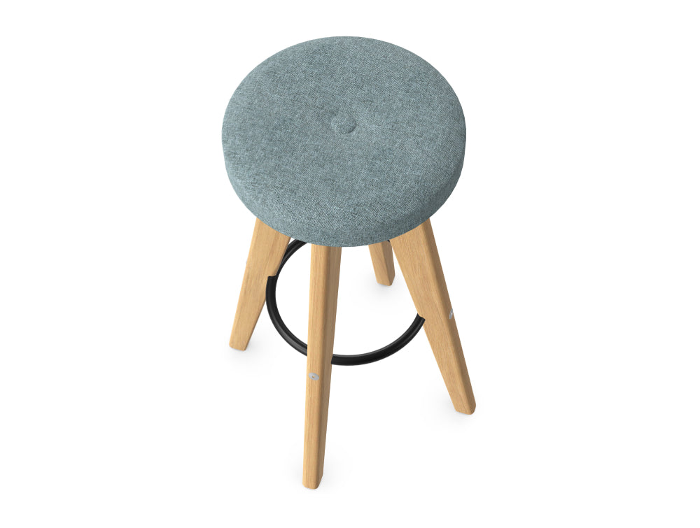 Ws.D Alega Stool with Oak Legs