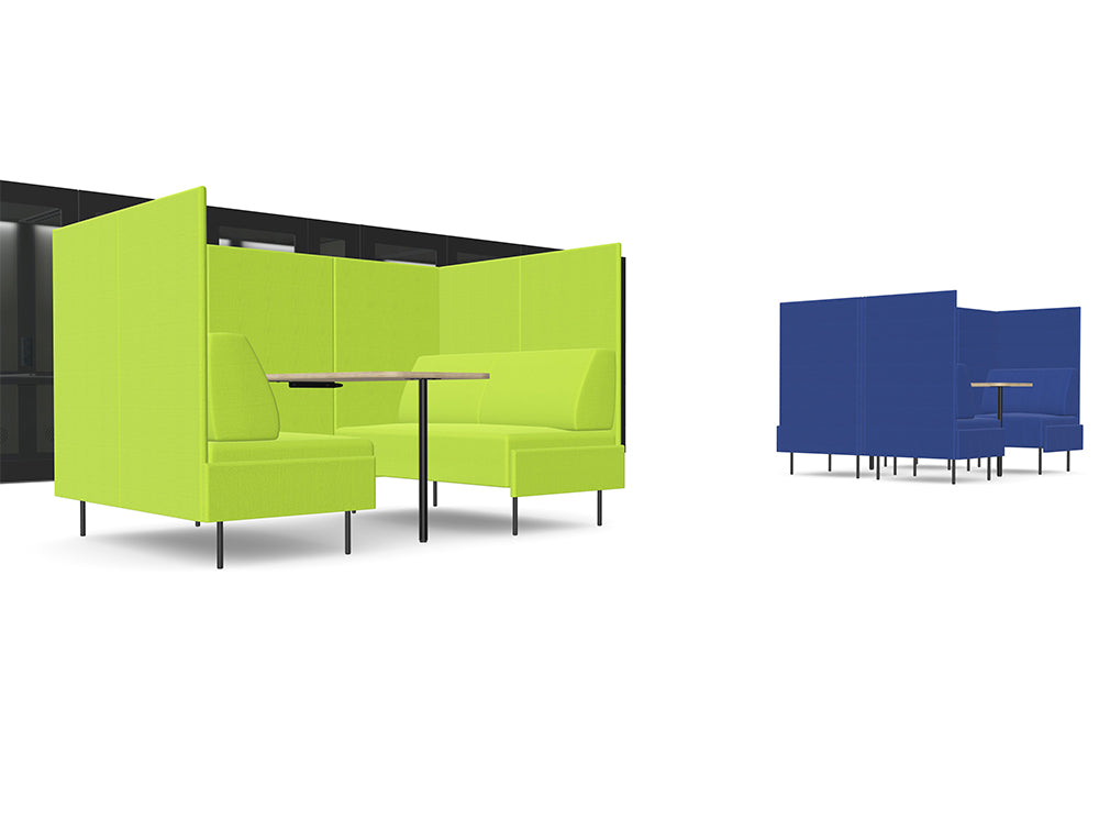 Ws.D Breakout Area with High Seating and Meeting Pods