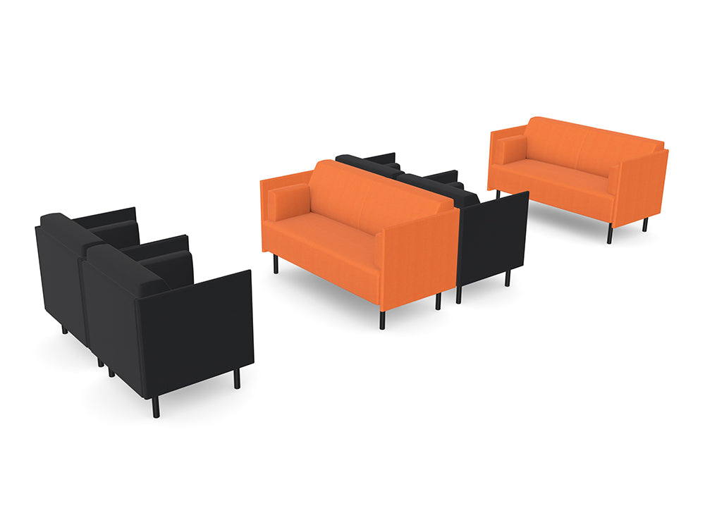 Ws.D Breakout Area with Soft Seating and Meeting Pods