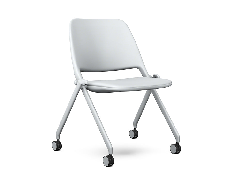 Ws.D Flex Folding Chair with 4 Castors and Armrests