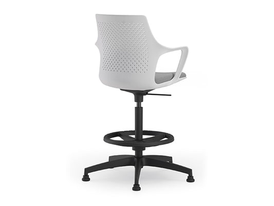 Ws.D Gesture Meeting Room Chair with Five Star Base on Castors and Footrest