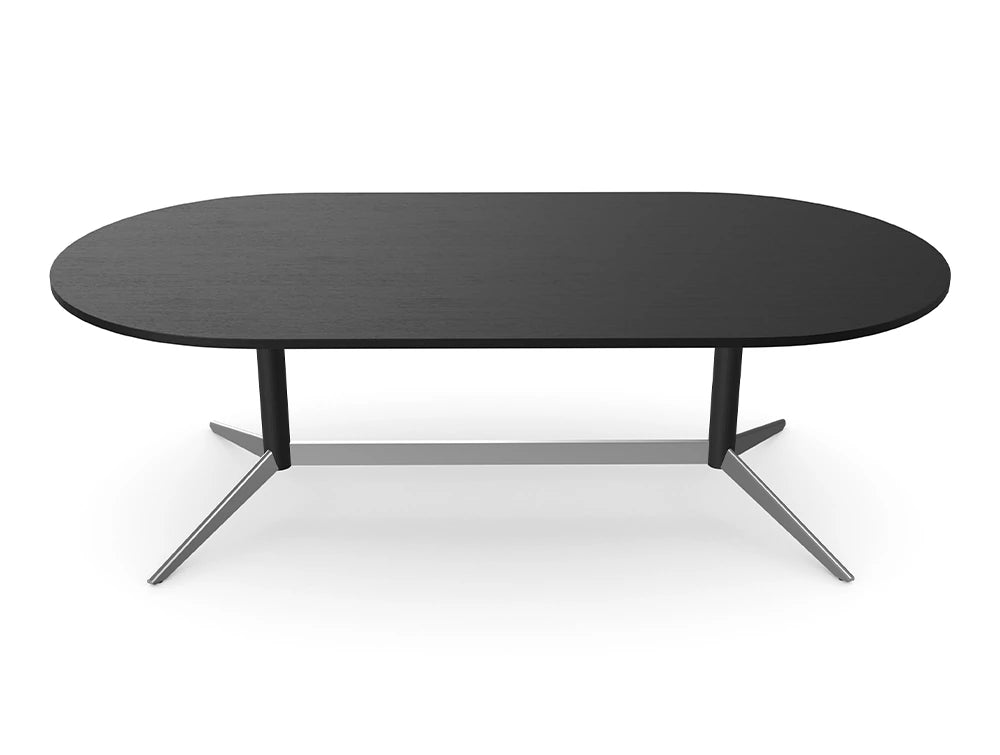 Ws.D Harmon Double Base Table Oval Top