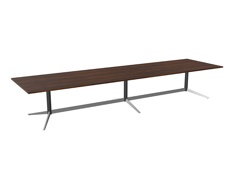 Ws.D Harmon Triple Base Table with Rectangle Top