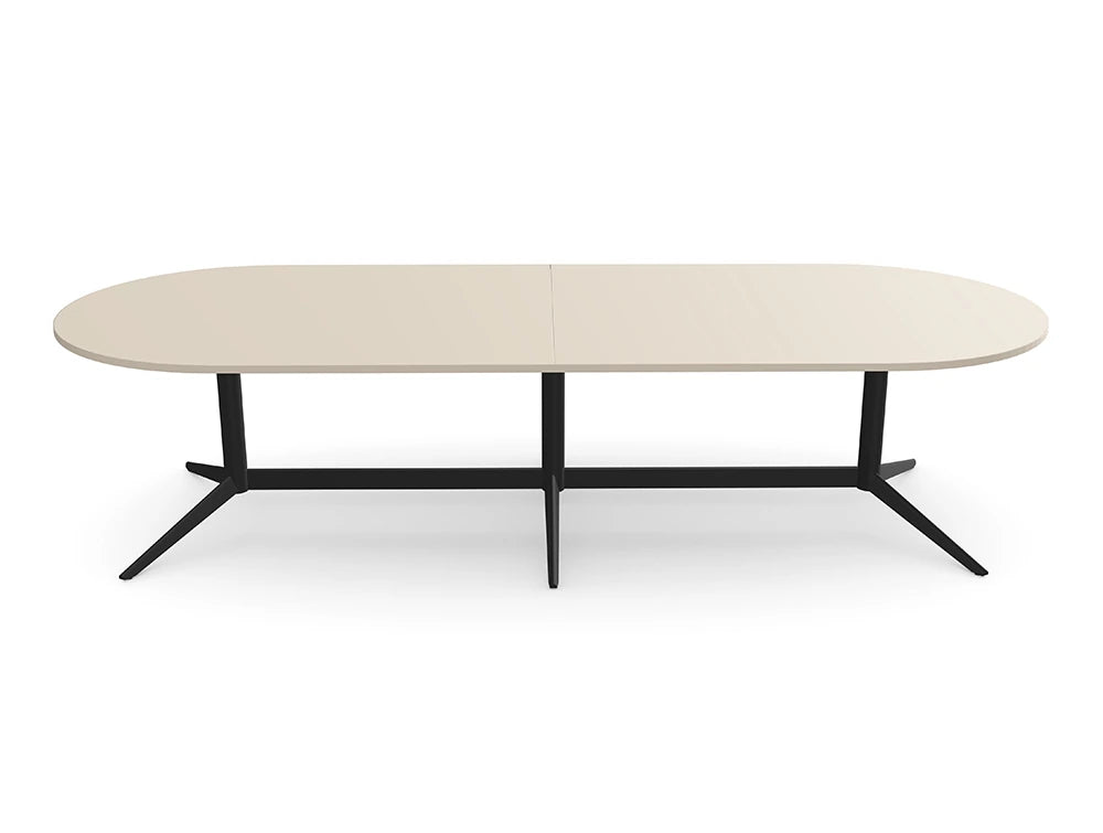 Ws.D Harmon Triple Base Table with Oval Top