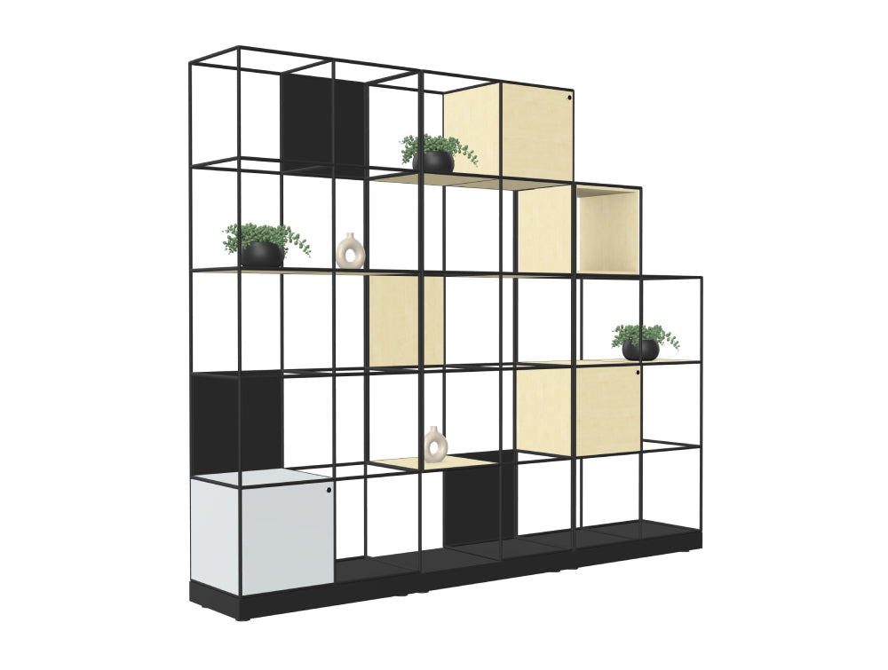 Ws.D Ionic Cube 3x Double Grid Stepped Zoning System on MFC Base