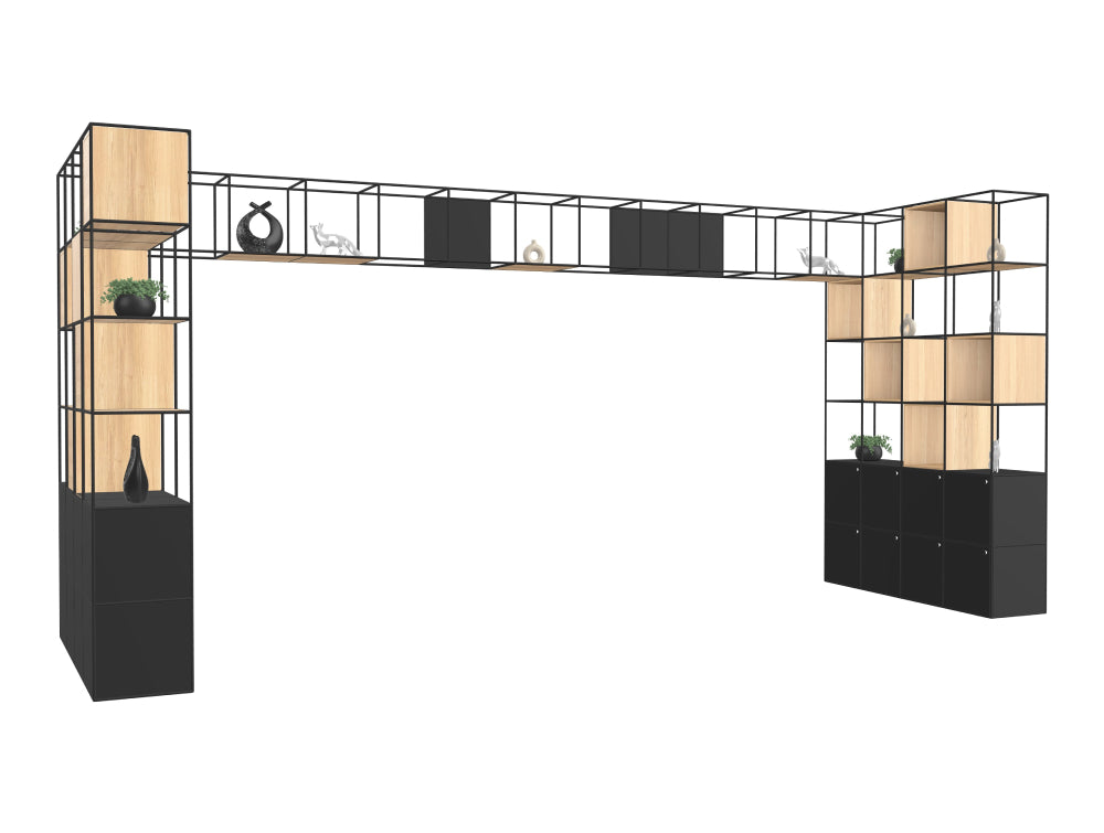 Ws.D Ionic Cube Corner Zoning System on Integrated Storage with Over-Bridge