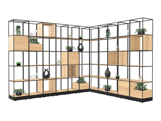 Ws.D Ionic Cube Corner Zoning System on MFC Base