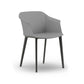 Ws.D Jupiter Chair with Wood Effect Four Legged Base