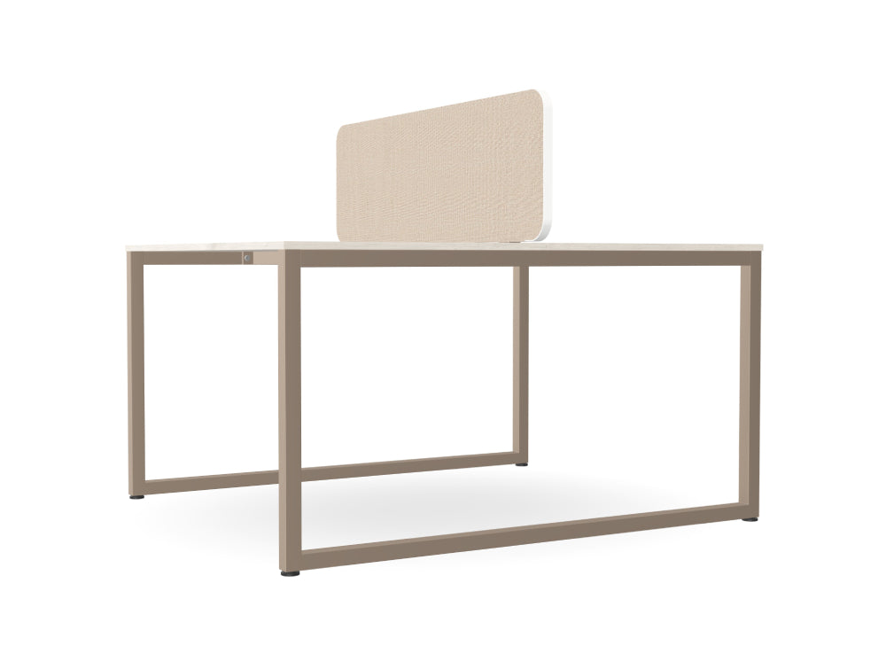 Ws.D Key 2-Person Back-To-Back Bench Desk with Closed Legs