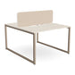 Ws.D Key 2-Person Back-To-Back Bench Desk with Closed Legs