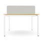 Ws.D Key 2-Person Back-To-Back Bench Desk with Straight Legs