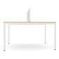 Ws.D Key 2-Person Back-To-Back Bench Desk with Straight Legs