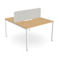 Ws.D Key 2-Person Back-To-Back Bench Desk with Straight Legs