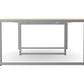 Ws.D Key 2-Piece Meeting Table with Closed Legs