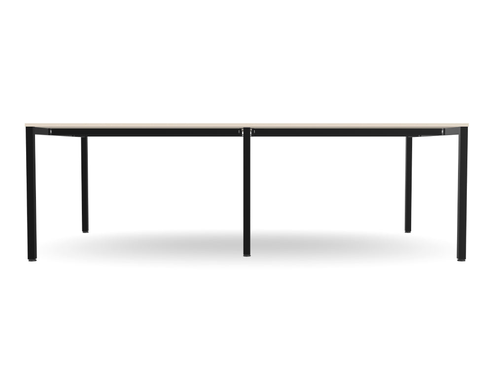 Ws.D Key 2-Piece Meeting Table with Straight Legs