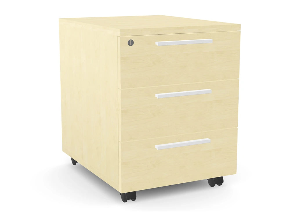 Ws.D Key 3-Drawer Pedestal