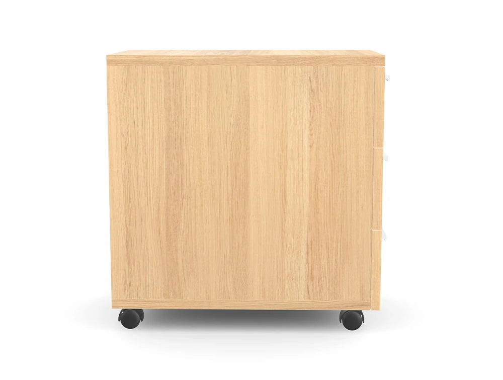 Ws.D Key 3-Drawer Slimline Pedestal