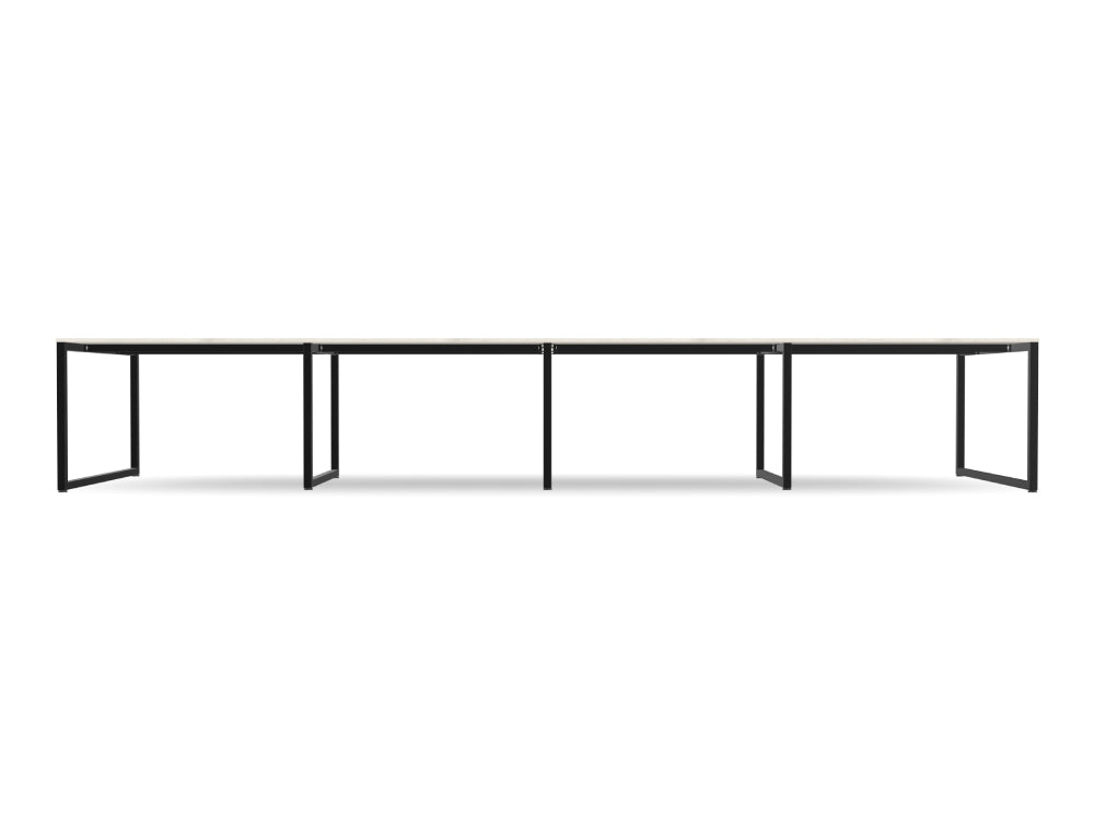 Ws.D Key 4-Piece Meeting Table with Closed Legs