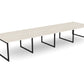 Ws.D Key 4-Piece Meeting Table with Closed Legs