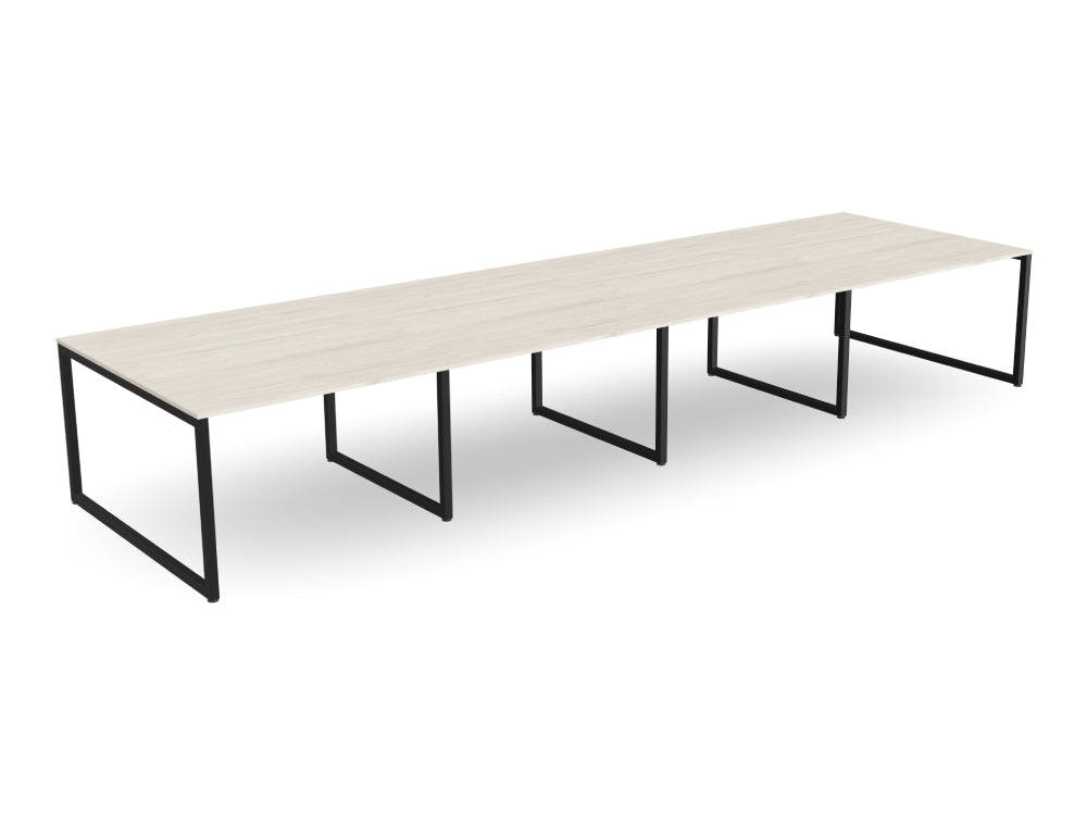 Ws.D Key 4-Piece Meeting Table with Closed Legs