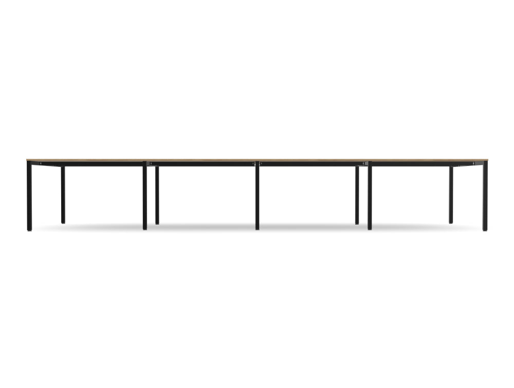 Ws.D Key 4-Piece Meeting Table with Straight Legs