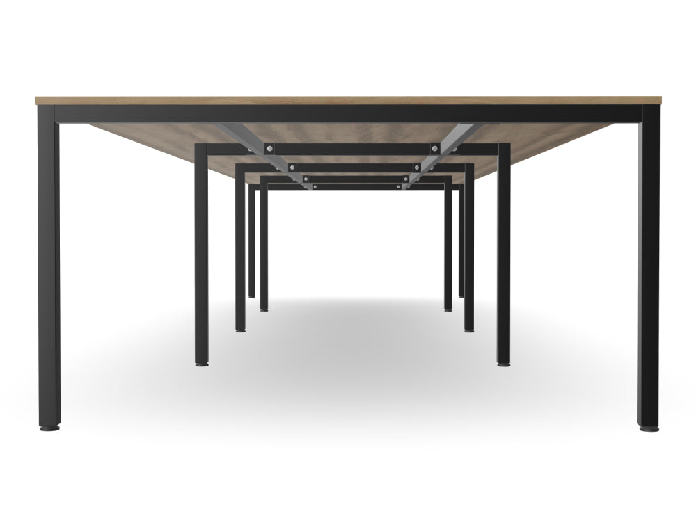 Ws.D Key 4-Piece Meeting Table with Straight Legs