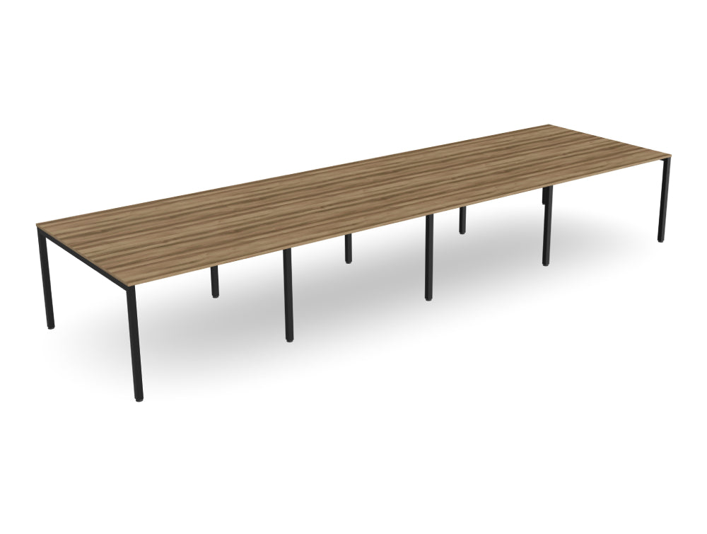 Ws.D Key 4-Piece Meeting Table with Straight Legs