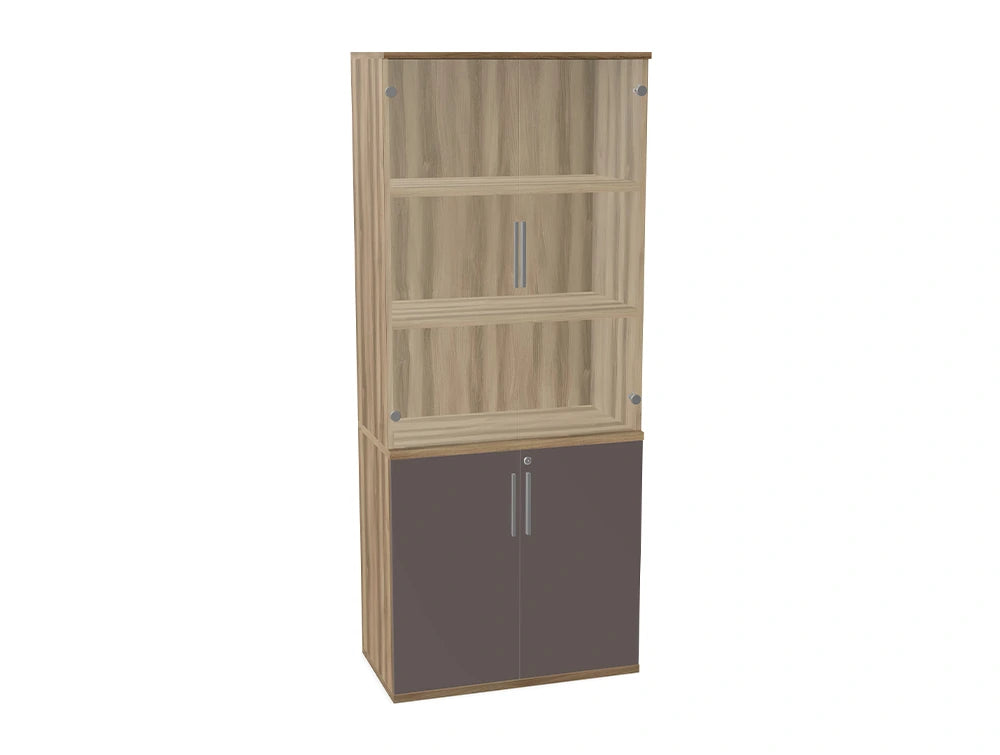 Ws.D Key 5-Level Half-Closed Storage with Frameless Glass