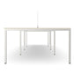 Ws.D Key 8-Person Back-To-Back Bench Desk with Straight Legs