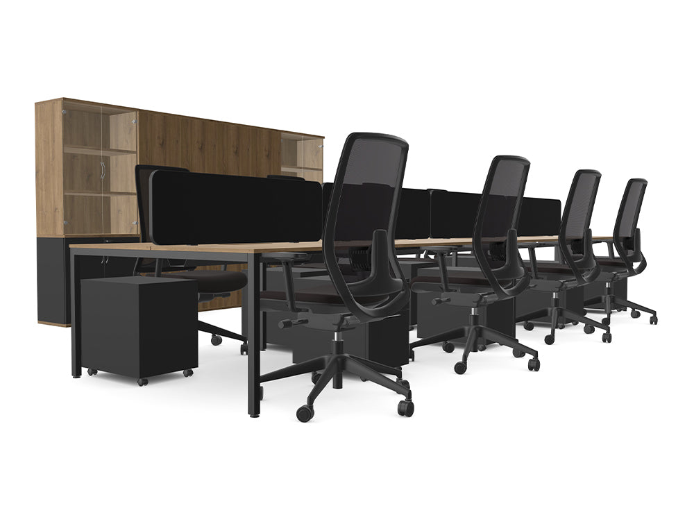 Ws.D Open Space Office with Storage Wall