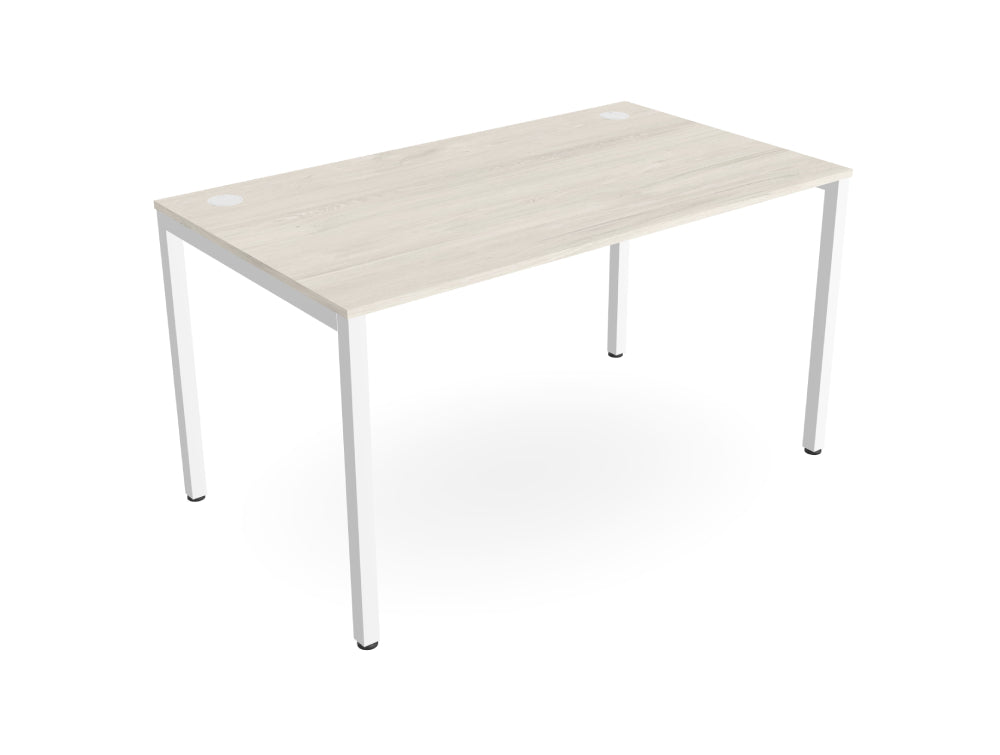 Ws.D Key Single Bench Desk with Straight Legs