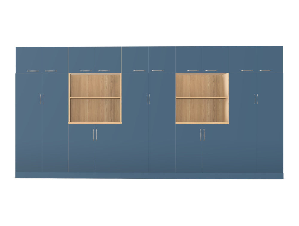 Ws.D Key Storage Modular 5-Level Cupboard with Half-Closed Storage and High Cabinet