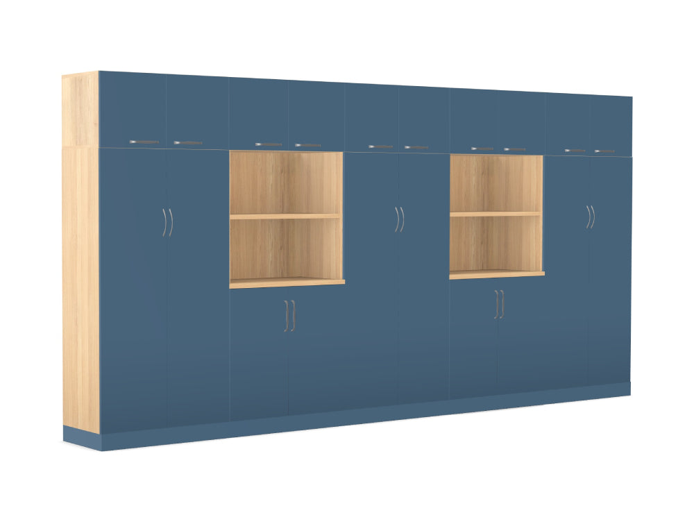 Ws.D Key Storage Modular 5-Level Cupboard with Half-Closed Storage and High Cabinet