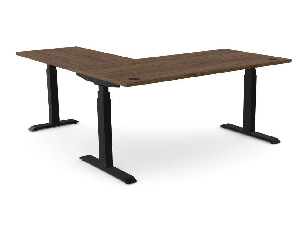 Ws.D Levo Sit-Stand Desk with Return