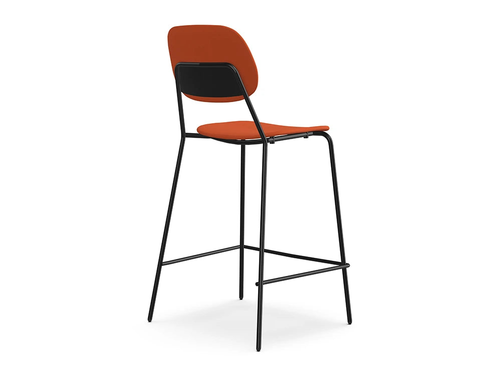 Ws.D Line Upholstered Low Stool