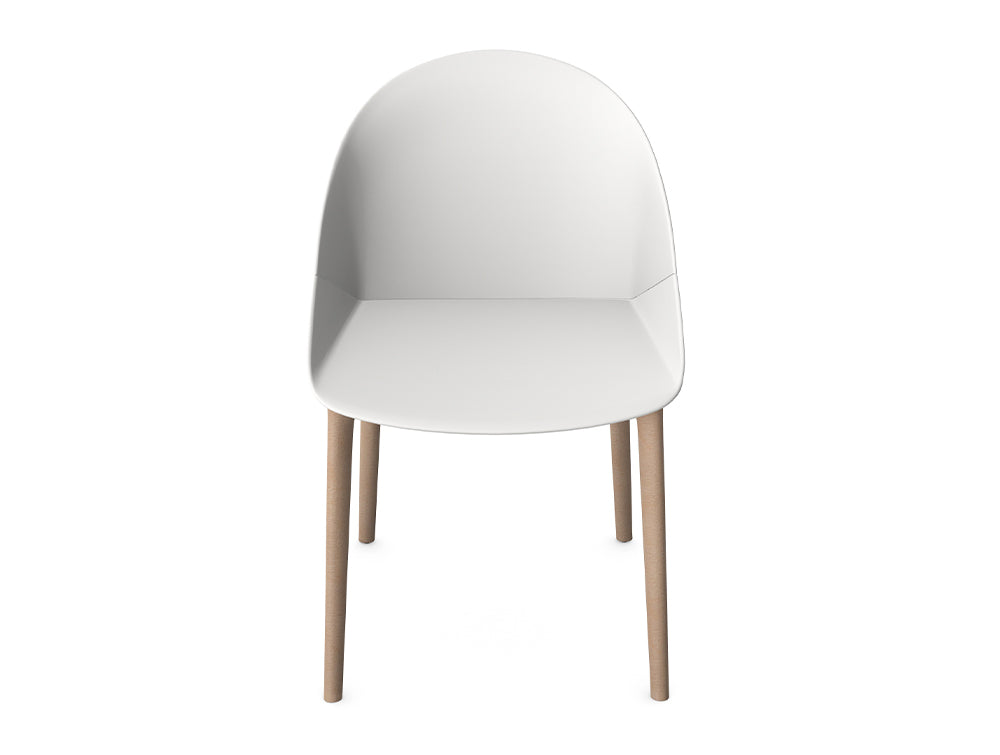 Ws.D Malin Breakout Chair with Wood Effect Four Legged Base