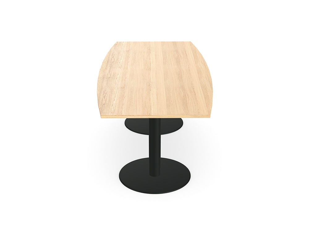 Ws.D Nexis Double Cylinder Base Table with Barrel Table Top