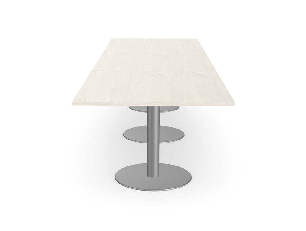 Ws.D Nexis Triple Cylinder Base Table with Rectangle Table Top