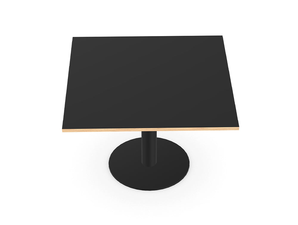 Ws.D Nexis Cylinder Base Coffee Table with Square Table Top