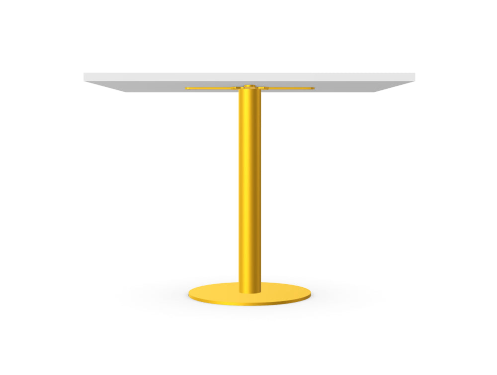 Ws.D Nexis Cylinder Base Table with Square Table Top