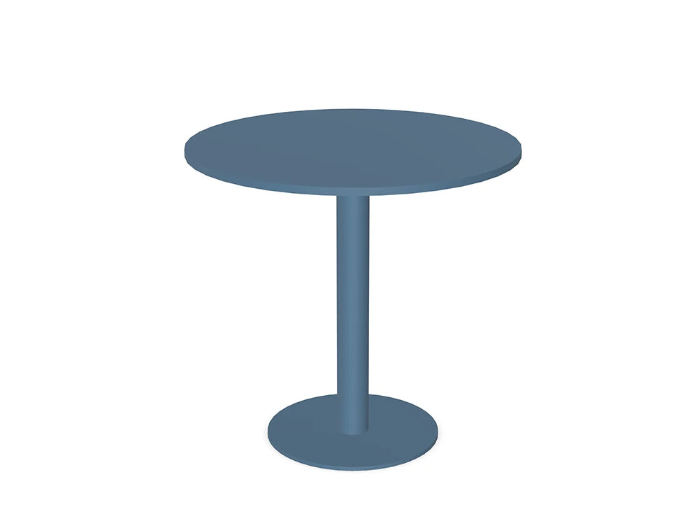 Ws.D Nexis Cylinder Base Table with Round Table Top Monocolour